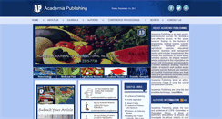 Desktop Screenshot of academiapublishing.org