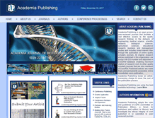 Tablet Screenshot of academiapublishing.org